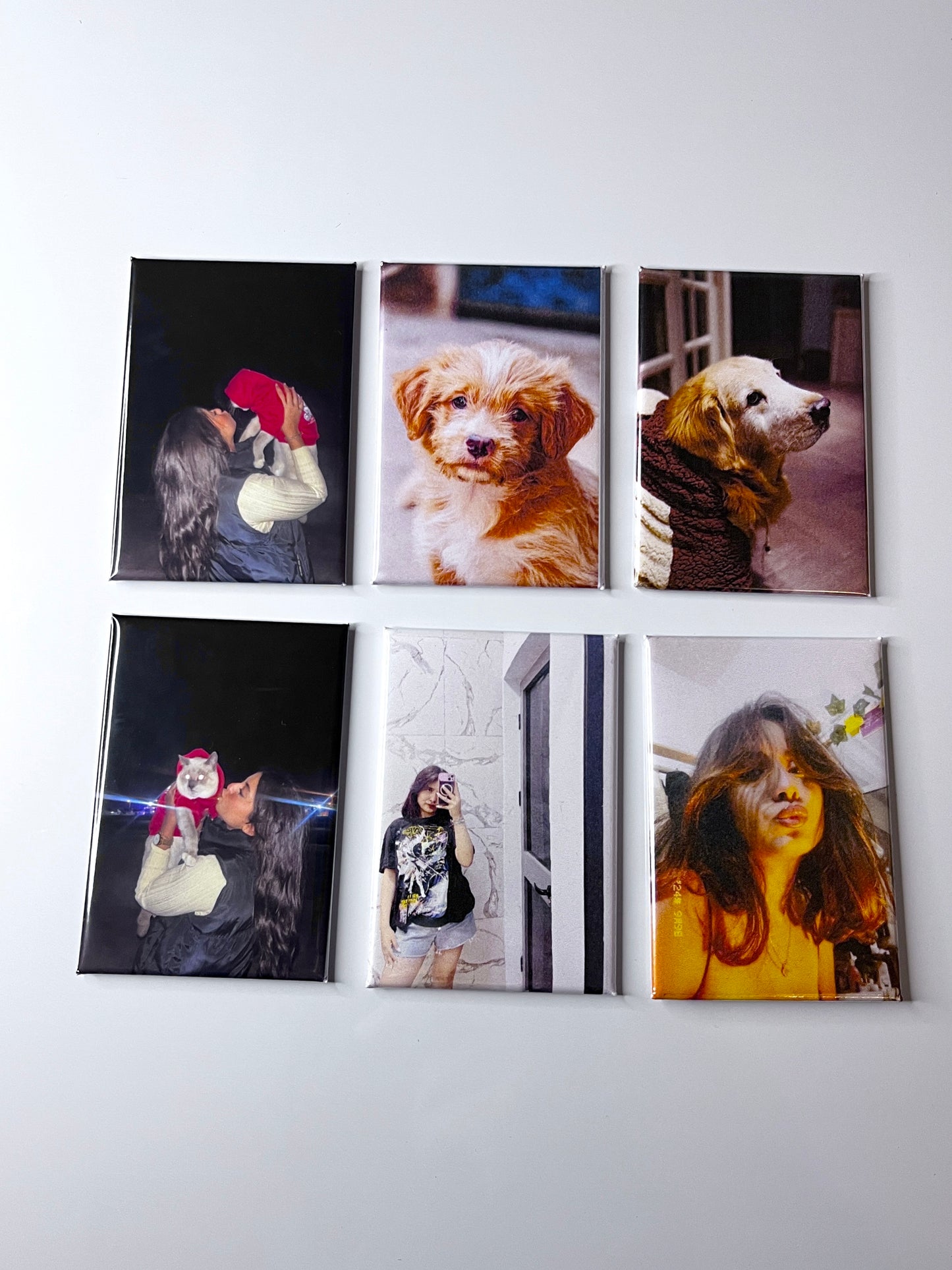 3er Set Fotomagnete Personalisierte 78x53 mm